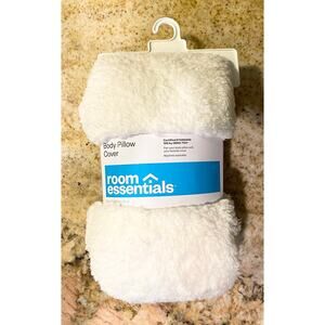 NWT Target Room Essentials Sherpa Shearling Body Pillow Cover